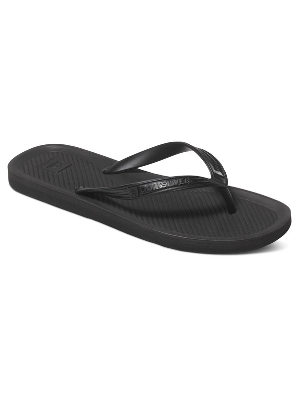 quiksilver, Haleiwa Sandals, SOLID BLACK (sbkm) 0 Haleiwa Sandals Multicolor AQYL100054 Quiksilver