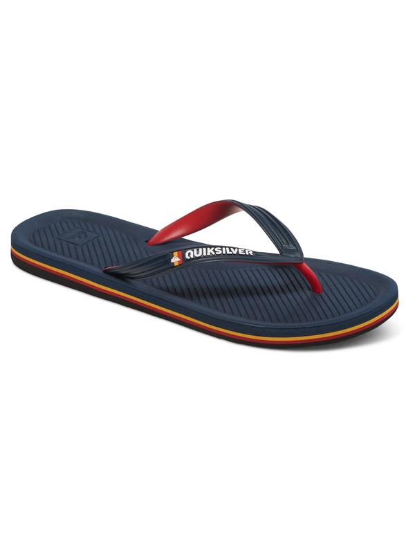 quiksilver, Haleiwa - Infradito, BLUE/RED/BLUE (xbrb) 0 Haleiwa - Infradito Blue AQYL100054 Quiksilver