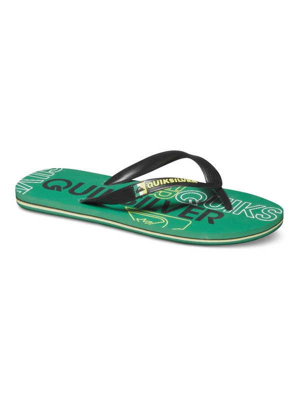 quiksilver, Molokai Nitro Sandals, BLACK/GREEN/YELLOW (xkgy) 0 Molokai Nitro Sandals AQYL100057 Quiksilver