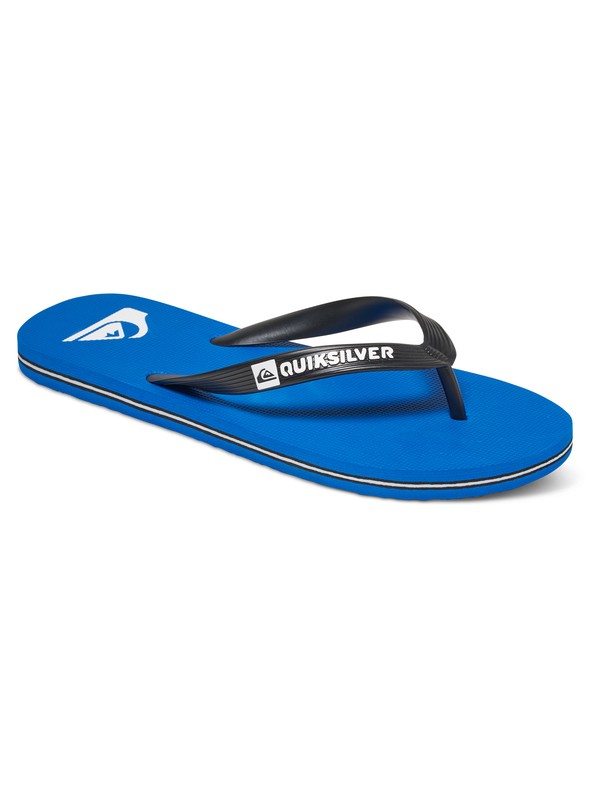 quiksilver, Molokai - Infradito, BLACK/BLUE/BLACK (xkbk) 0 Molokai - Infradito Black AQYL100064 Quiksilver