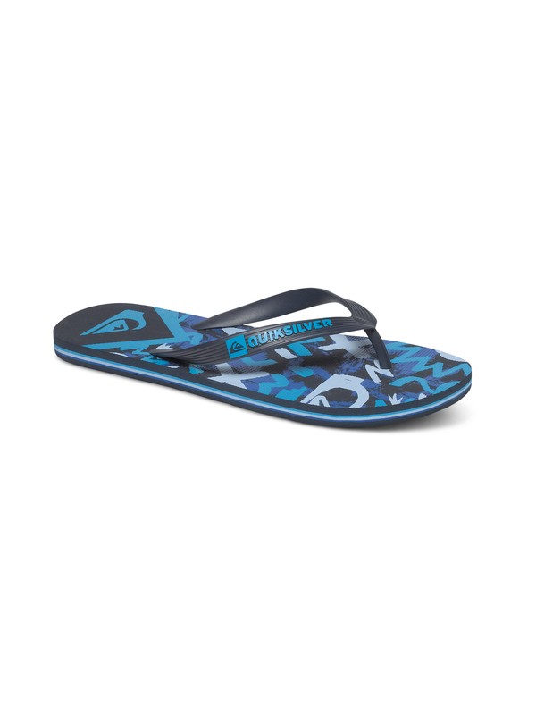 quiksilver, Molokai Cave Rave Sandals, BLACK/BLUE/BLUE (xkbb) 0 Molokai Cave Rave Sandals AQYL100114 Quiksilver