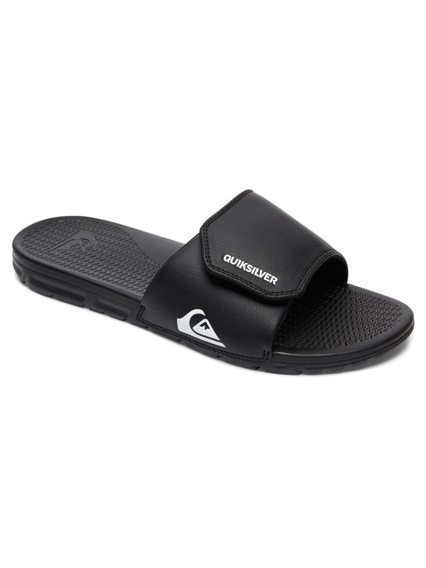 quiksilver, Shoreline Adjust Sandals, BLACK/WHITE/BLACK (xkwk) 0 Shoreline Adjust Sandals Black AQYL100204 Quiksilver