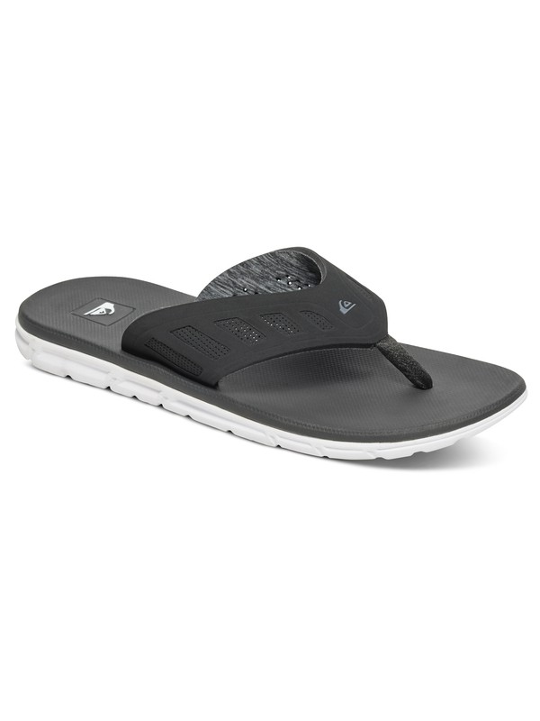 quiksilver, AG47 Flux - Sandales, BLACK/WHITE/GREY (xkws) 0 AG47 Flux - Sandales Noir AQYL100210 Quiksilver