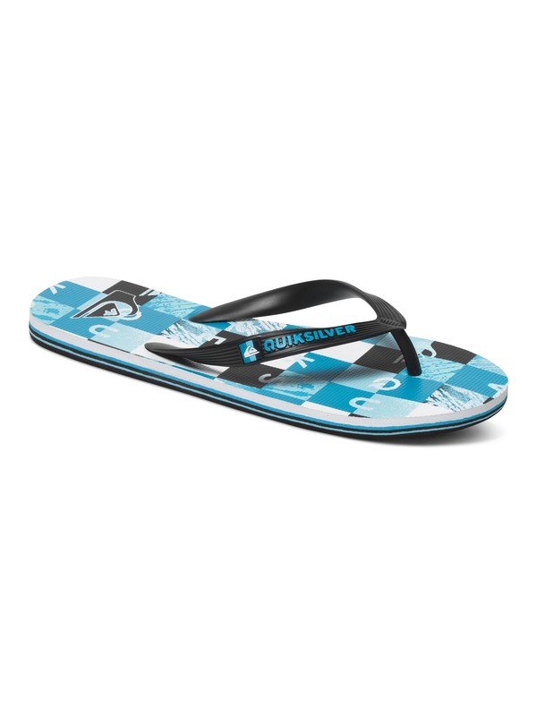 quiksilver, Molokai Check Remix - Flip-Flops, BLACK/BLUE/WHITE (xkbw) 0 Molokai Check Remix - Flip-Flops AQYL100211 Quiksilver