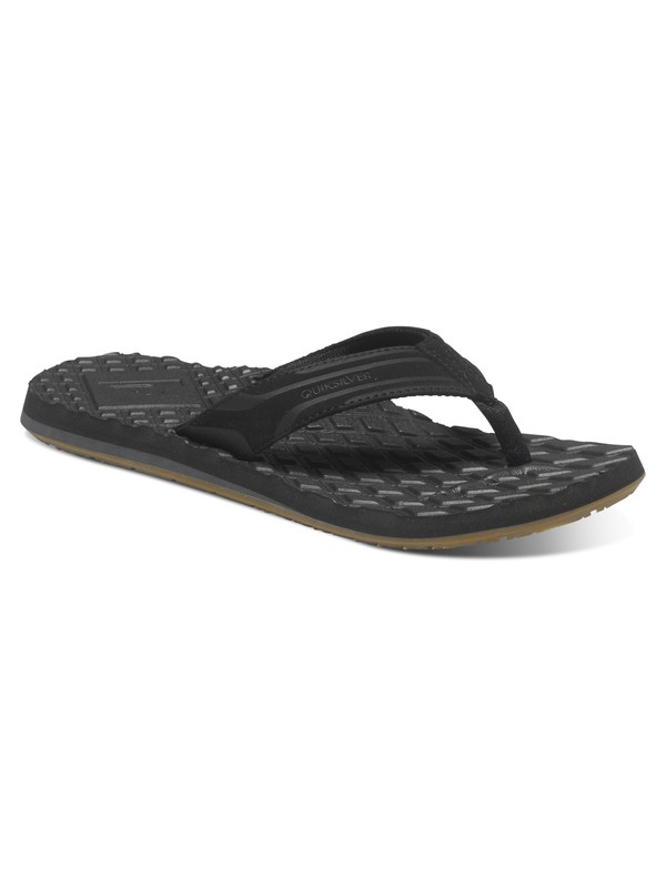 quiksilver, Monkey Texture Sandals, BLACK/BLACK/BROWN (xkkc) 0 Monkey Texture Sandals AQYL100226 Quiksilver
