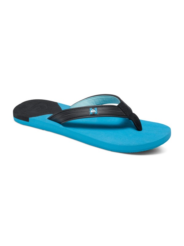 quiksilver, Molokai New Wave Deluxe - Flip-Flops, BLACK/BLUE/BLUE (xkbb) 0 Molokai New Wave Deluxe - Flip-Flops AQYL100227 Quiksilver
