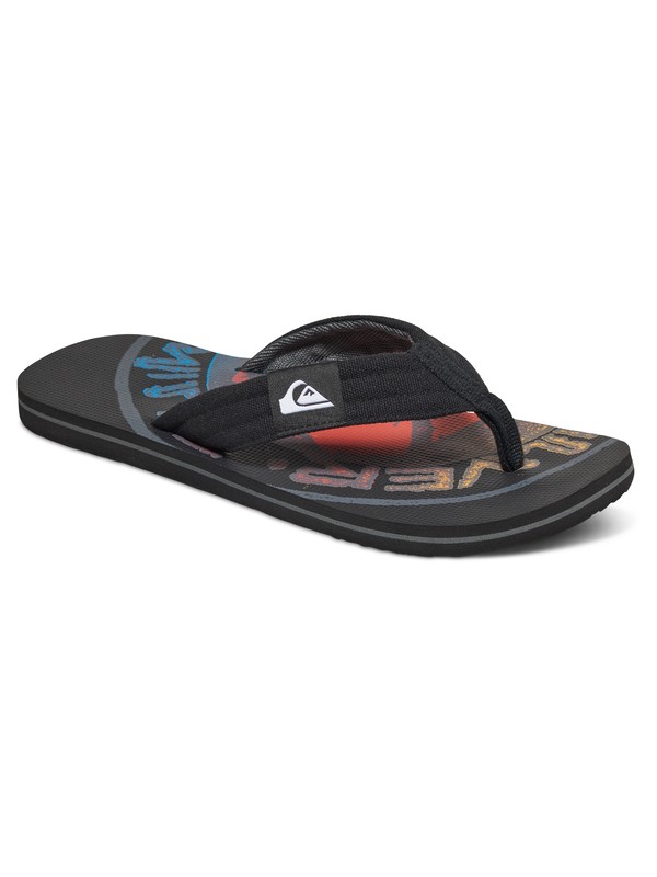 quiksilver, Molokai Layback - Sandalen, BLACK/BLACK/RED (xkkr) 0 Molokai Layback - Sandalen Schwarz AQYL100236 Quiksilver