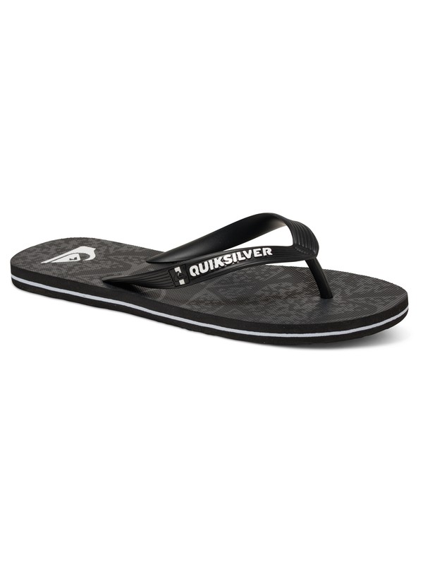 quiksilver, Molokai Ghetto - Infradito, BLACK/BLACK/GREY (xkks) 0 Molokai Ghetto - Infradito AQYL100321 Quiksilver