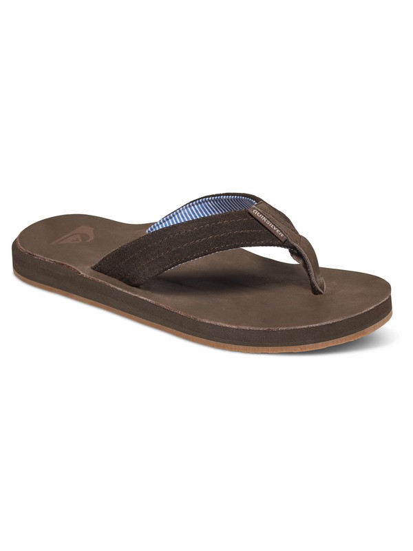 quiksilver, Carver - Suede Sandals, DEMITASSE - SOLID (ctk0) 0 Carver - Suede Sandals AQYL100375 Quiksilver