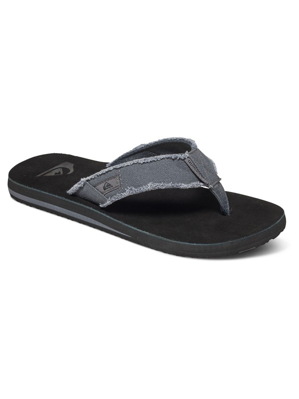 quiksilver, Monkey Abyss Deluxe - Flip-Flops, GREY/BLACK/GREY (xsks) 0 Monkey Abyss Deluxe - Flip-Flops Grey AQYL100403 Quiksilver