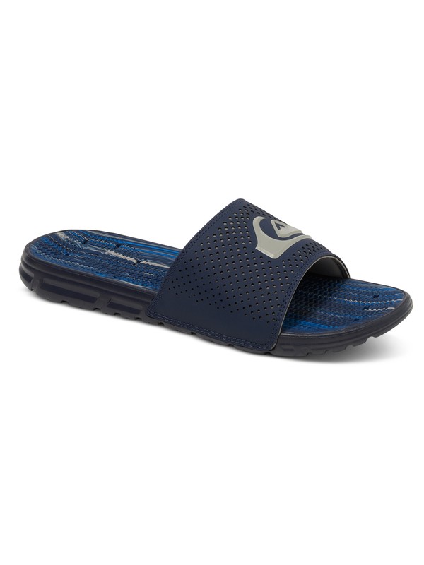 quiksilver, Amphibian Slide - Sandali slider, BLUE/BLUE/GREY (xbbs) 0 Amphibian Slide - Sandali slider Blue AQYL100404 Quiksilver