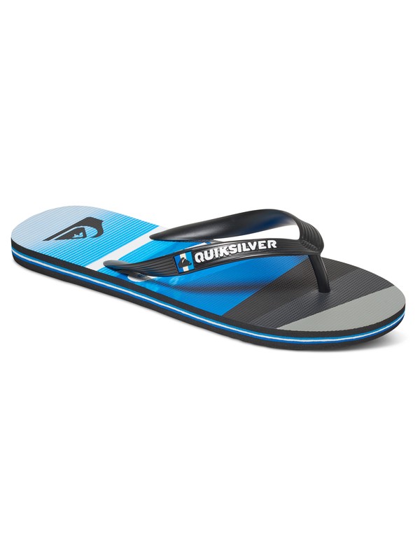 quiksilver, Molokai Slash Logo - Infradito, BLACK/BLUE/BLUE (xkbb) 0 Molokai Slash Logo - Infradito AQYL100408 Quiksilver