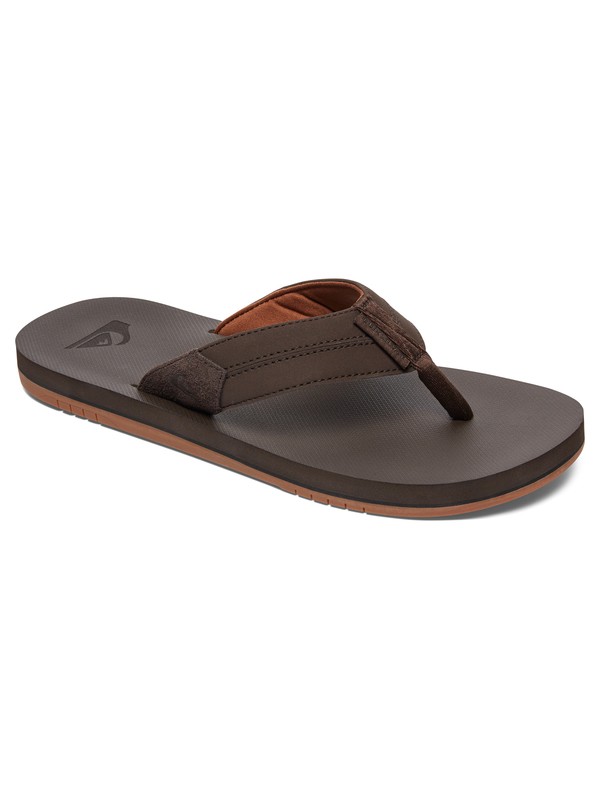 quiksilver, Coastal Oasis II Sandals, BROWN/BROWN/BROWN (xccc) 0 Coastal Oasis II Sandals Brown AQYL100442 Quiksilver