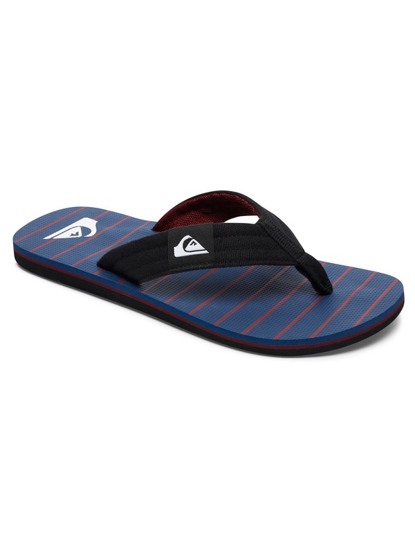 quiksilver, Molokai Layback Sandals, BLACK/BLUE/RED (xkbr) 0 Molokai Layback Sandals Black AQYL100483 Quiksilver