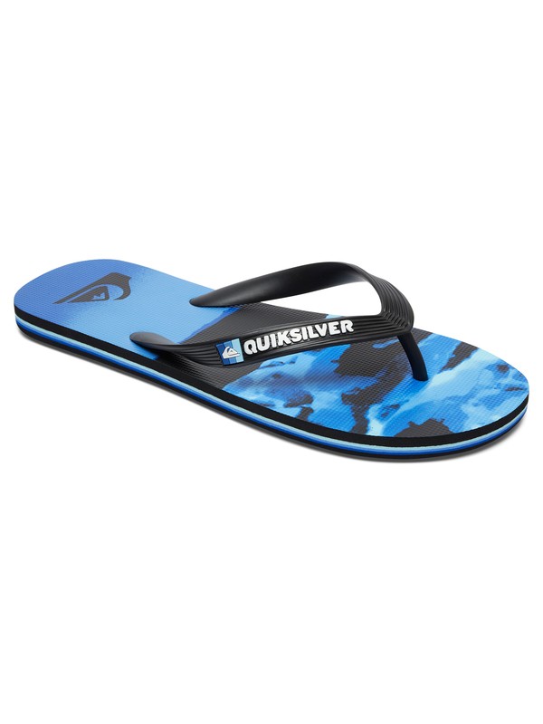 quiksilver, Molokai Resin Camo - Flip-Flops, BLACK/BLUE/BLUE (xkbb) 0 Molokai Resin Camo - Flip-Flops Black AQYL100484 Quiksilver