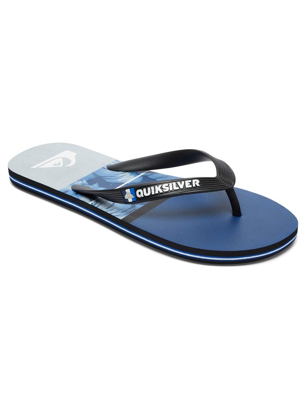 quiksilver, Molokai Carrillo - Flip-Flops, BLACK/BLUE/GREY (xkbs) 0 Molokai Carrillo - Flip-Flops Black AQYL100486 Quiksilver