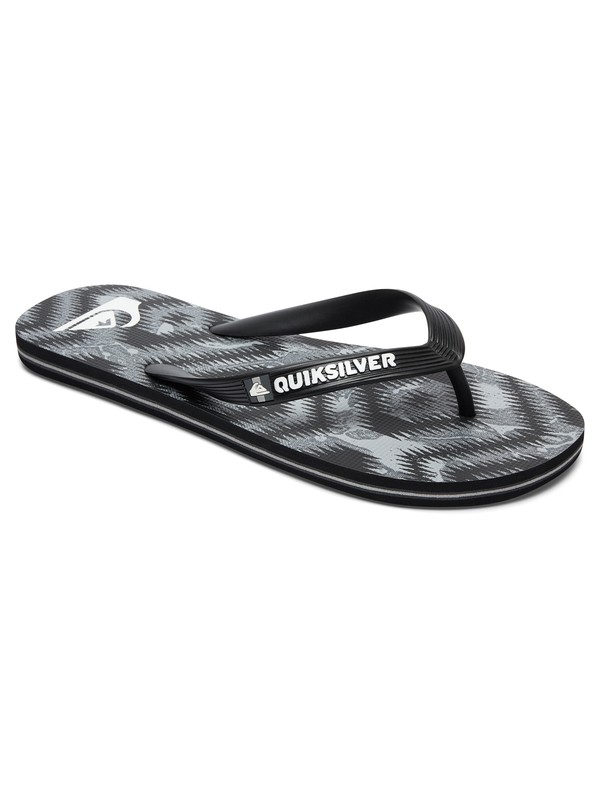 quiksilver, Molokai Mixed - Flip-Flops, BLACK/GREY/BLACK (xksk) 0 Molokai Mixed - Flip-Flops Black AQYL100490 Quiksilver