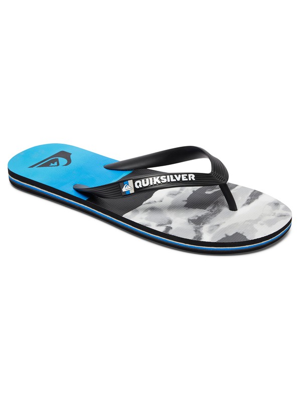 quiksilver, MOLOKAI BLOCKED RESIN, BLACK/GREY/BLUE (xksb) 0 MOLOKAI BLOCKED RESIN AQYL100517 Quiksilver