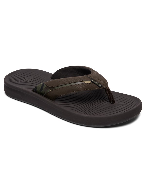 quiksilver, Travel Oasis Sandals, BROWN/BROWN/BROWN (xccc) 0 Travel Oasis Sandals Brown AQYL100543 Quiksilver