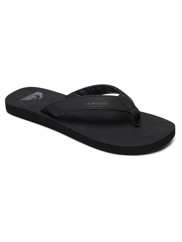 quiksilver, Molokai Laser Grip - Sandali, SOLID BLACK (sbkm) 0 Molokai Laser Grip - Sandali Multicolor AQYL100555 Quiksilver