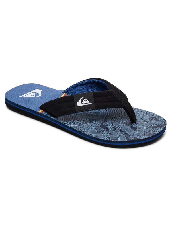 quiksilver, Molokai Layback - Sandals, BLACK/BLUE/BLUE (xkbb) 0 Molokai Layback - Sandals Black AQYL100560 Quiksilver
