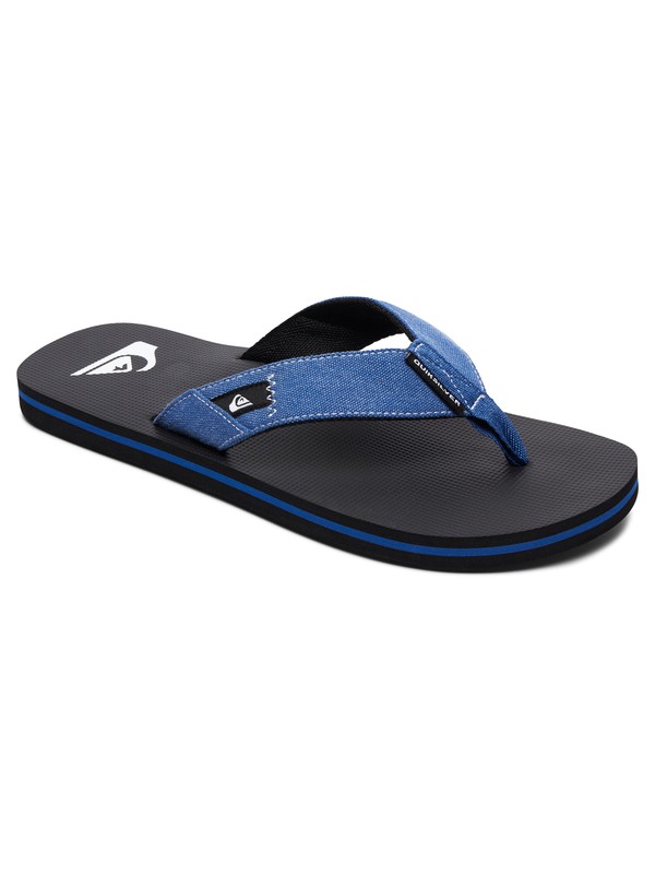 quiksilver, Molokai Abyss - Tongs, BLUE/BLACK/BLUE (xbkb) 0 Molokai Abyss - Tongs Bleu AQYL100570 Quiksilver