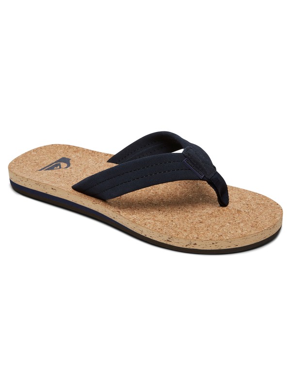 quiksilver, Carver Cork - Sandali, BLUE/BROWN/BLUE (xbcb) 0 Carver Cork - Sandali Blue AQYL100597 Quiksilver