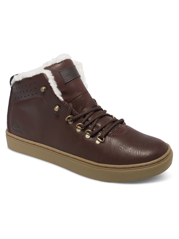 quiksilver, Jax Deluxe - Mid-Top Shoes, BROWN/BROWN/BROWN (xccc) 0 Jax Deluxe - Mid-Top Shoes AQYS100017 Quiksilver