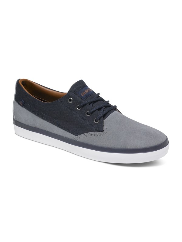 quiksilver, Beacon Suede - Lace-Up Shoes, BLUE/BLUE/WHITE (xbbw) 0 Beacon Suede - Lace-Up Shoes AQYS300015 Quiksilver