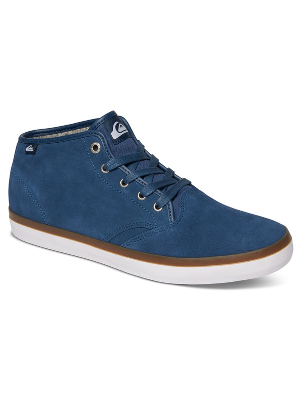 quiksilver, Shorebreak - Mid-Top-Schuhe aus Wildleder, BLUE/BLUE/WHITE (xbbw) 0 Shorebreak - Mid-Top-Schuhe aus Wildleder Blau AQYS300030 Quiksilver
