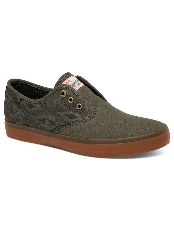 quiksilver, Shorebreak Deluxe - Low-Top Shoes, GREEN/GREEN/BLACK (xggk) 0 Shorebreak Deluxe - Low-Top Shoes AQYS300034 Quiksilver