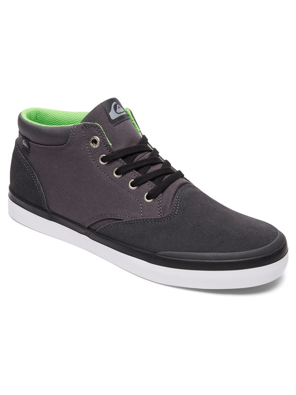 quiksilver, Verant - Middelhoge Schoenen, GREY/WHITE/GREEN (xswg) 0 Verant - Middelhoge Schoenen Gray AQYS300065 Quiksilver