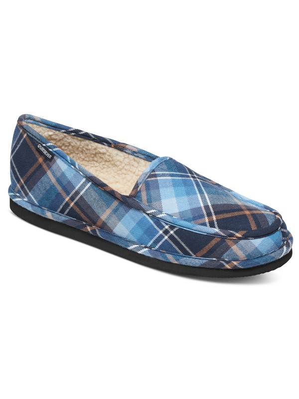 quiksilver, Surf Check Slip-On Shoes, BLUE/BLACK/BROWN (xbkc) 0 Surf Check Slip-On Shoes Blue AQYS700010 Quiksilver