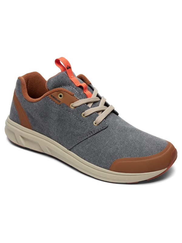 quiksilver, Voyage Textile - Baskets, GREY/GREY/GREY (xsss) 0 Voyage Textile - Baskets Gris AQYS700034 Quiksilver