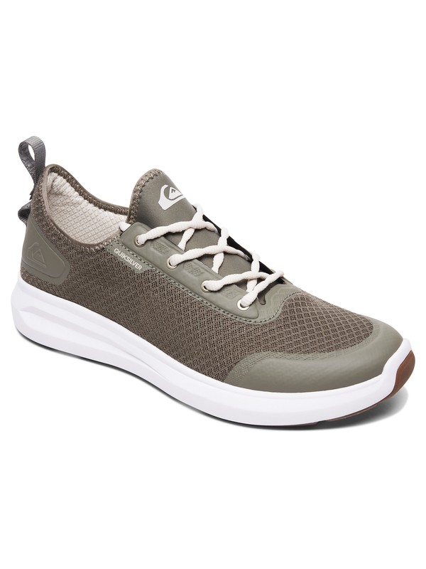 quiksilver, Layover Travel - Zapatos, GREEN/GREEN/WHITE (xggw) 0 Layover Travel - Zapatos Verde AQYS700043 Quiksilver