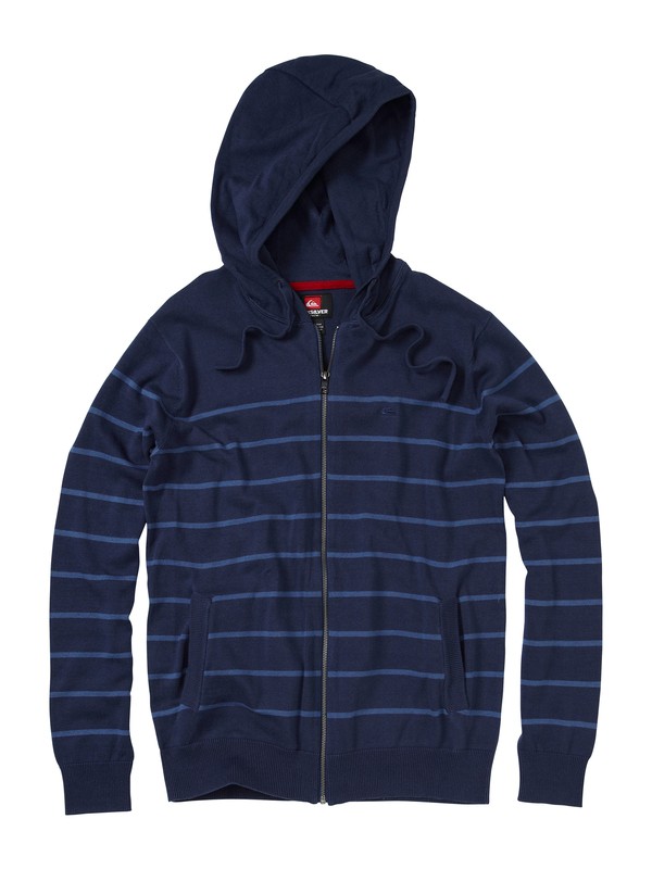 quiksilver, Lightburnt Again Zip Sweater, VINTAGE BLUE (btk3) 0 Lightburnt Again Zip Sweater AQYSW00008 Quiksilver
