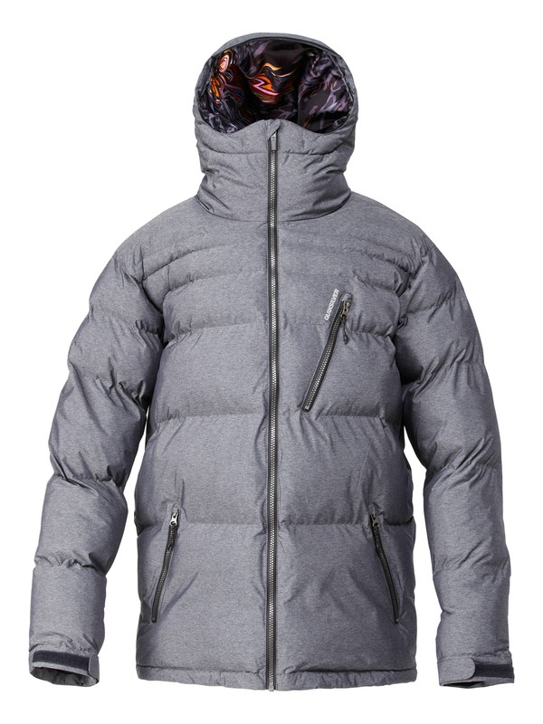 quiksilver, Travis Rice Polar Pillow 15K Jacket, CAVIAR (kvk0) 0 Travis Rice Polar Pillow 15K Jacket AQYTJ00037 Quiksilver