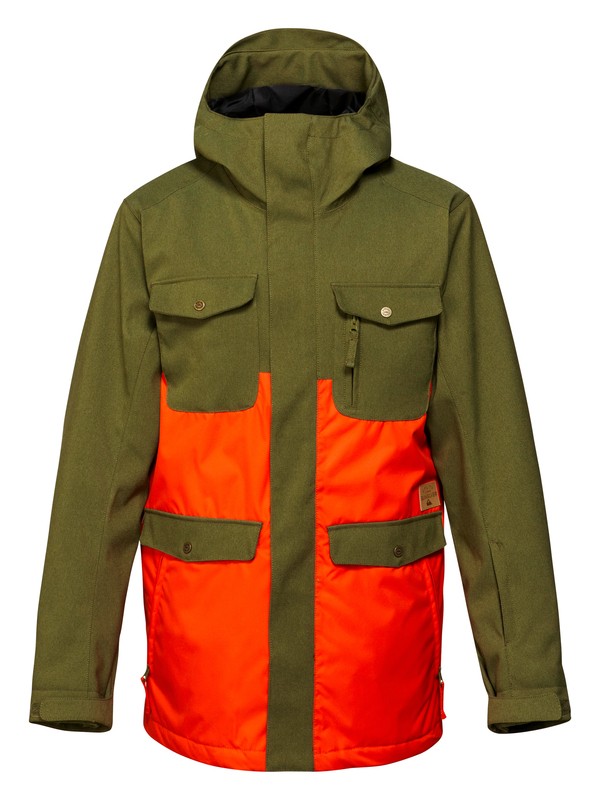 quiksilver, Reply Jacket 10K Jacket, WINTER MOSS (gzb0) 0 Reply Jacket 10K Jacket AQYTJ00039 Quiksilver