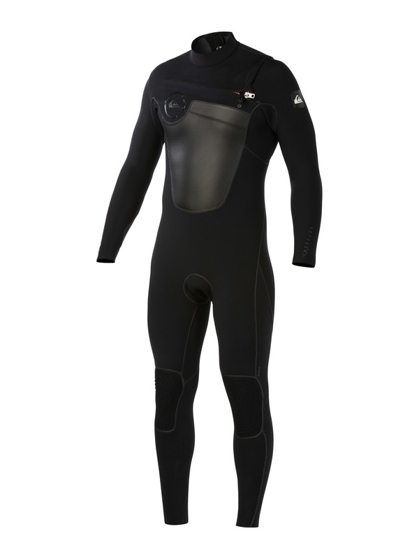 quiksilver, Fuseflex 4.5/4 Full Chest Zip Ff, BLACK (kvd0) 0 Fuseflex 4.5/4 Full Chest Zip Ff AQYW103013 Quiksilver
