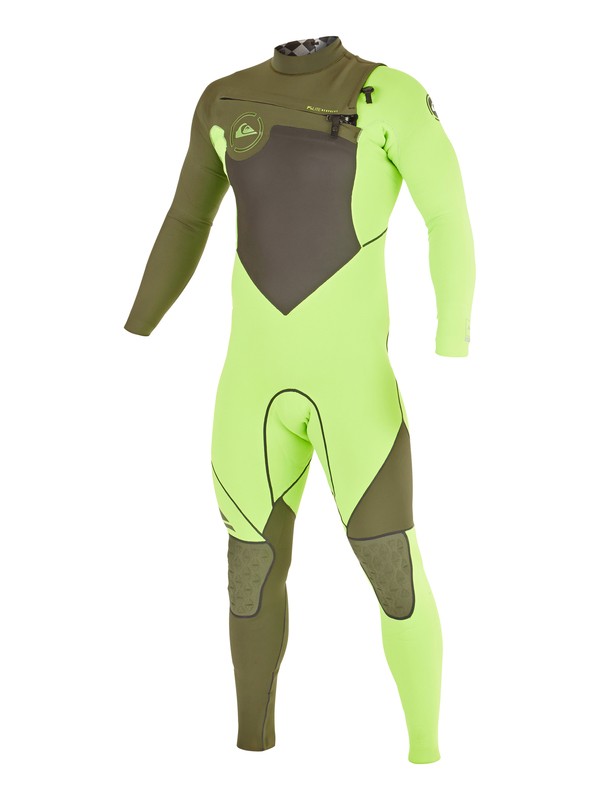 quiksilver, AG47 Performance 3/2mm - Muta con zip sul petto, F. LIME/ IVY (xggc) 0 AG47 Performance 3/2mm - Muta con zip sul petto Green AQYW103033 Quiksilver