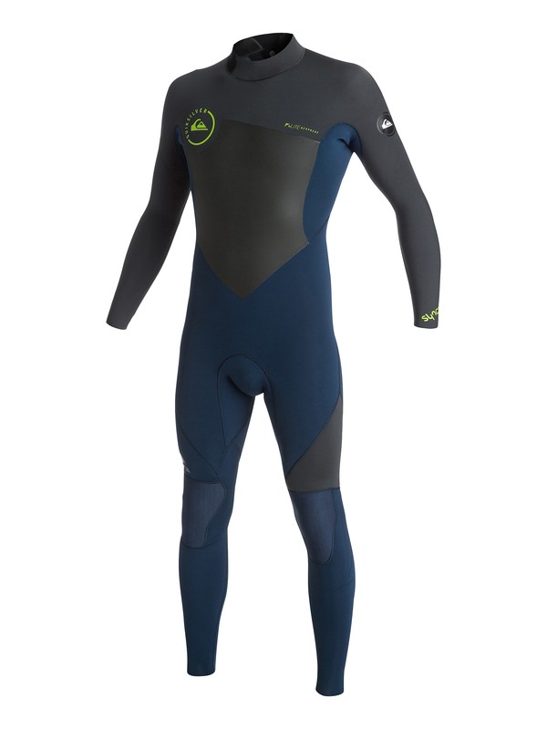 quiksilver, Syncro GBS 4/3mm - Combinaison Back Zip, INK BLUE/ GRAPHITE (xbbs) 0 Syncro GBS 4/3mm - Combinaison Back Zip AQYW103077 Quiksilver