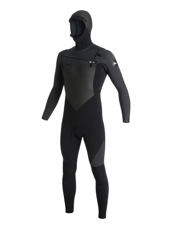 quiksilver, Syncro GBS 5/4/3mm - Muta con zip sul petto, BLACK/ GRAPHITE (xkkk) 0 Syncro GBS 5/4/3mm - Muta con zip sul petto AQYW203013 Quiksilver
