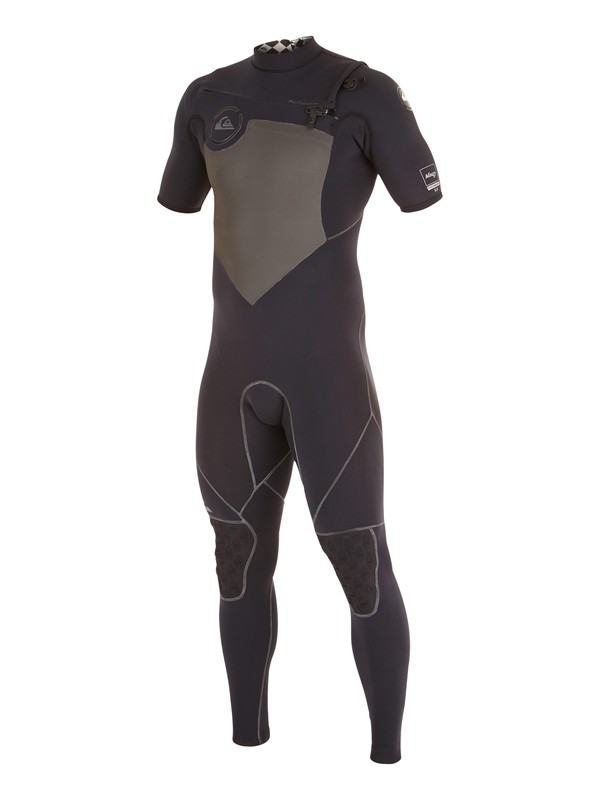 quiksilver, AG47 Performance 2/2mm - Combinaison manches courtes zip poitrine, BLACK (kvd0) 0 AG47 Performance 2/2mm - Combinaison manches courtes zip poitrine AQYW303015 Quiksilver