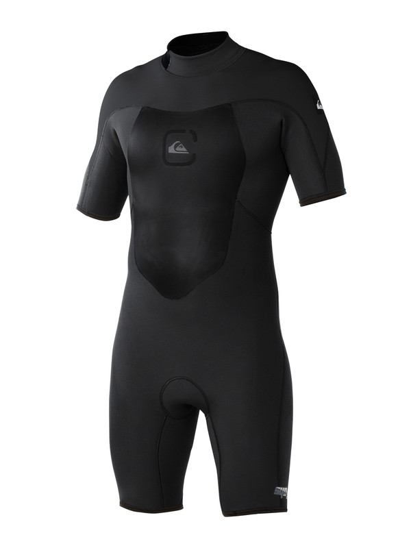 quiksilver, Syncro 2mm Back Zip Springsuit, BLACK (kvd0) 0 Syncro 2mm Back Zip Springsuit AQYW503001 Quiksilver