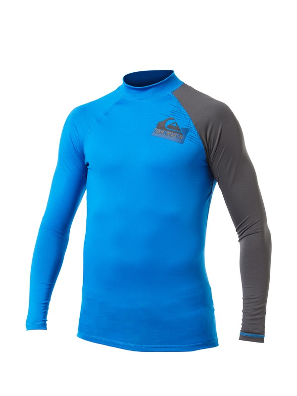 quiksilver, Cross Up LS Rashguard, ASTER BLUE (blu) 0 Cross Up LS Rashguard AQYWR00024 Quiksilver