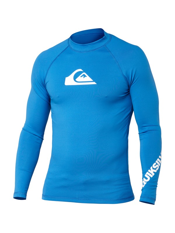 quiksilver, All Time LS Rashguard, BLUE (bqn0) 0 All Time LS Rashguard AQYWR00035 Quiksilver