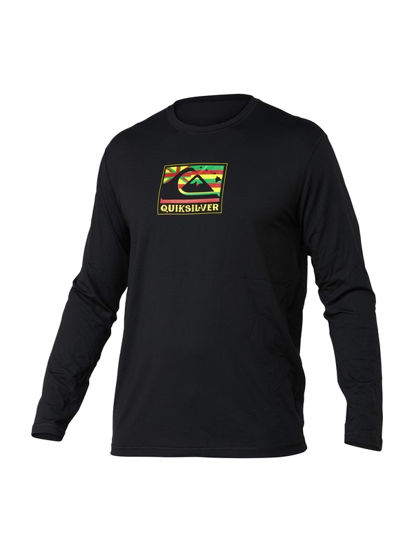 quiksilver, Pride LS Rashguard, Jet Black (kvd0) 0 Pride LS Rashguard AQYWR00058 Quiksilver