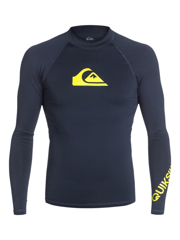 quiksilver, All Time - Lycra manches longues, NAVY BLAZER (byj0) 0 All Time - Lycra manches longues AQYWR03001 Quiksilver