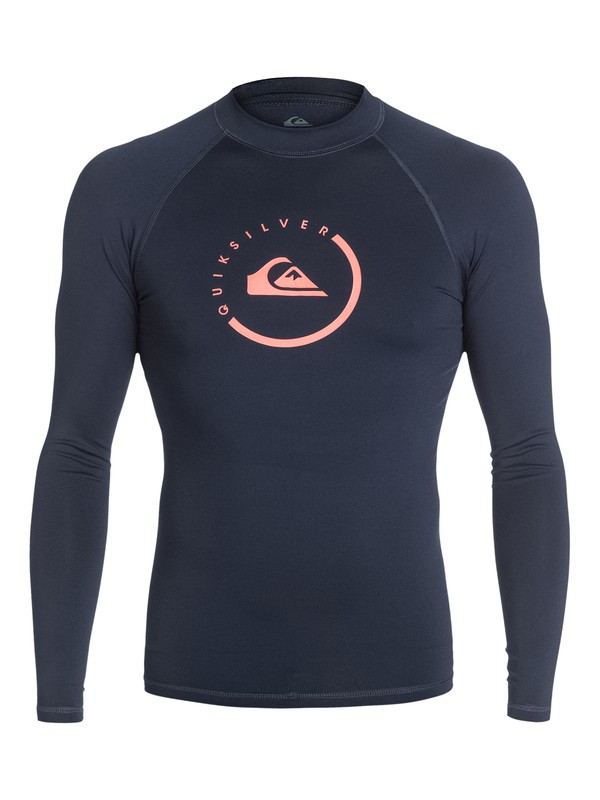 quiksilver, Lock Up - Langarm-Rashvest, NAVY BLAZER (byj0) 0 Lock Up - Langarm-Rashvest AQYWR03005 Quiksilver
