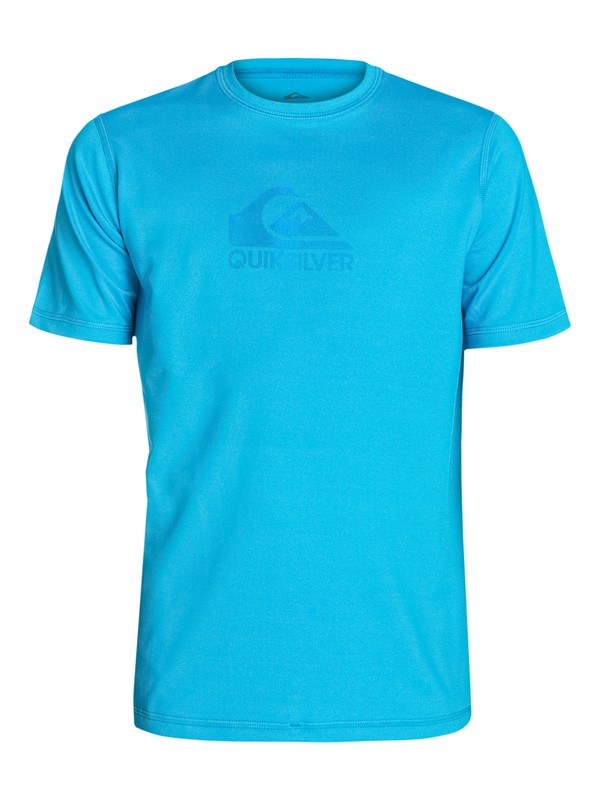 quiksilver, Solid Streak - Short Sleeve T-shirt Rash Guard, HAWAIIAN OCEAN (bmj0) 0 Solid Streak - Short Sleeve T-shirt Rash Guard AQYWR03008 Quiksilver